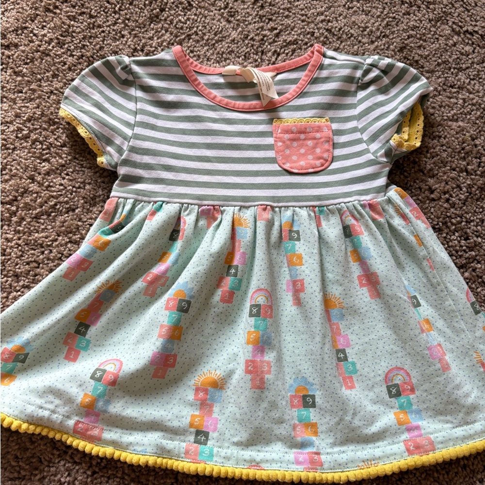 Matilda Jane Striped Top with Playful Patterns